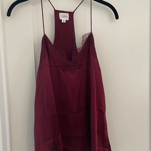 Cami NYC the Racer silk camisole in size XS